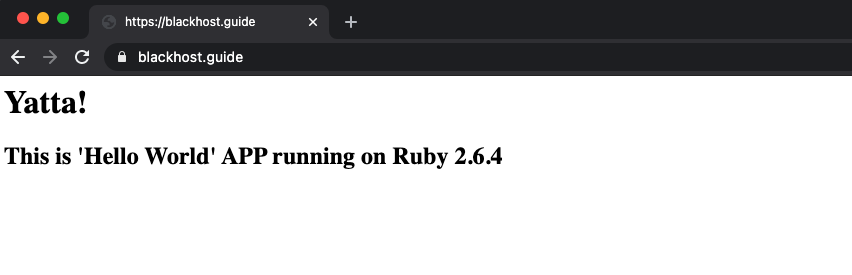 Ruby on Rails running cPanel App